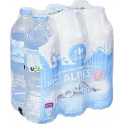 CARREFOUR CLASSIC Eau Minérale Naturelle des Alpes 50cl (pack de 6)