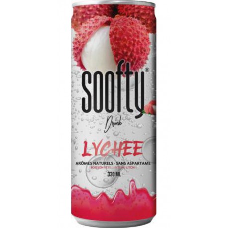 NC Boisson pétillante Soofy Goût lychee 33 Cl