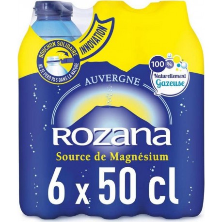 Rozana Eau minérale gazeuse 50cl (pack de 6)