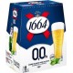 Kronenbourg 1664 Bière Blonde 0.0° 25cl 0.01%vol. (lot de 2 packs de 6 soit 12 bouteilles)