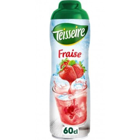 Teisseire Sirop Fraise 60cl (lot de 2 bouteilles)