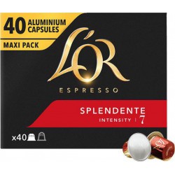 L'OR LOR ESPRESSO SPLENDENTE X20 CAPSULES (lot de 2 boîtes)