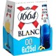 Kronenbourg Bière blanche 1664 0.0% d'alcool 6x25cl (pack de 6)