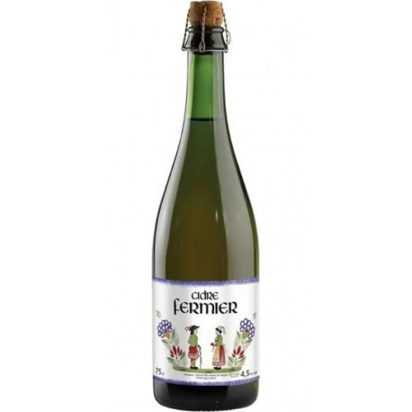 Cidre fermier brut Henriot 4.5%vol. 75cl 