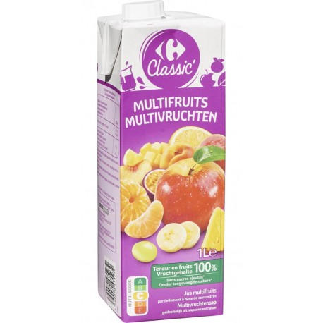 CARREFOUR CLASSIC JUS ABC MULTIFRUITS 1L 