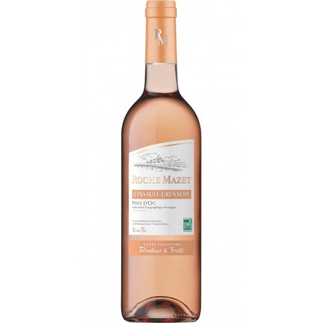 Roche Mazet Vin rosé Cinsault grenache IGP Pays d'oc 75cl