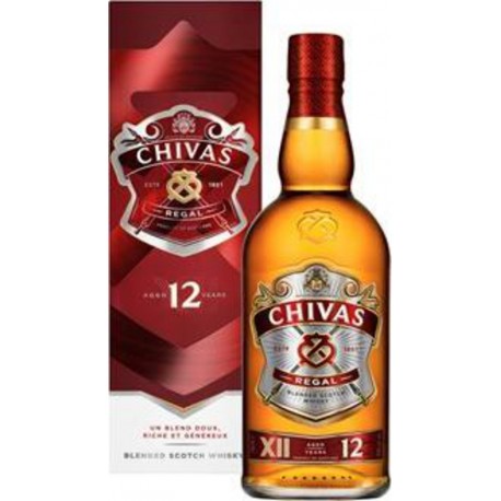 Chivas Regal Whisky 12 ans 70cl avec étui