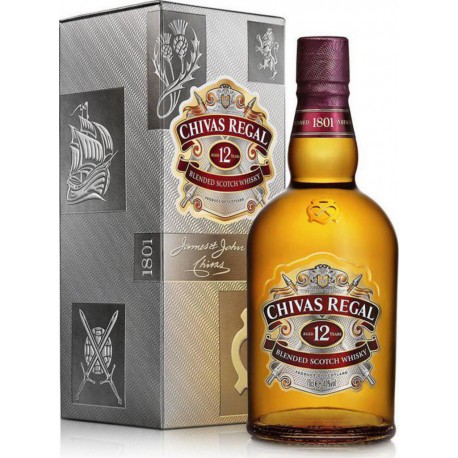 Chivas Regal Whisky 12 ans 70cl avec étui