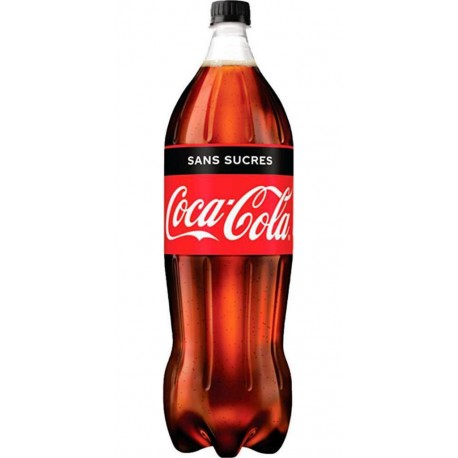 Coca-Cola Soda à base de cola sans sucres 1,75 L