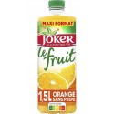 Joker Le fruit - Jus d'orange sans pulpe 1,5 L