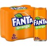FANTA Boisson gazeuse à l'Orange 33cl (pack de 6)