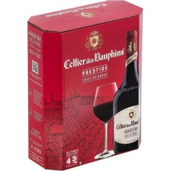 CELLIER DES DAUPHINS Côtes Du Rhône AOP Rouge 13.5%vol. 3L