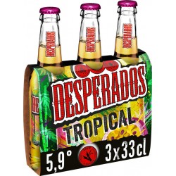 DESPERADOS 5,9% TROPICAL 33cl (pack de 3)