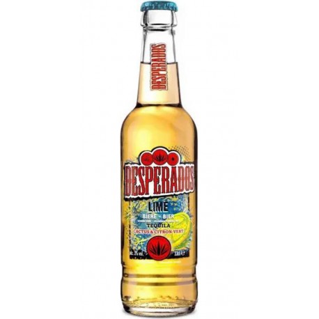 Bière blonde Desperados Lime pack 33cl (pack de 12)