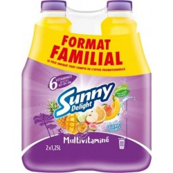 Sunny Delight Multivitamines 1,25L  (pack de 2)
