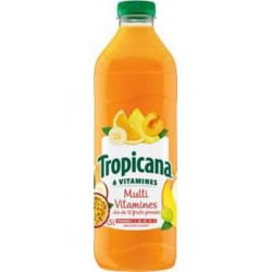 Tropicana Jus Multi Vitamines 12 fruits 1,5L (lot de 2 bouteilles)