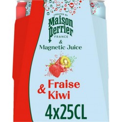 Perrier Magnetic Juice Fraise & Kiwi 25cl (lot de 6 packs de 4 soit 24 canettes)