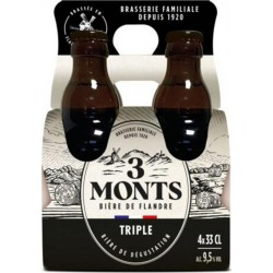 Bière 3 Monts Triple 33cl (pack de 4)