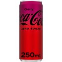 Coca-Cola Cherry Zero 25cl (lot de 4 packs de 6 soit 24 canettes)