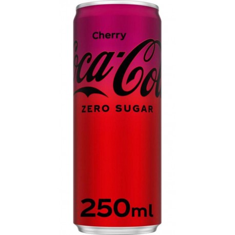 Coca-Cola Cherry Zero 25cl (pack de 6)