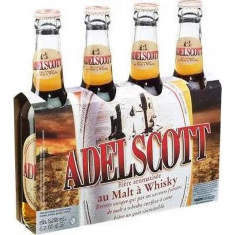 Adelscott Bière brune 5.8%vol 33cl (pack de 4)