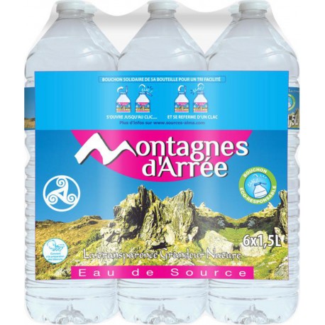 NC Eau de source Mont d'Arrée 6x1.5L