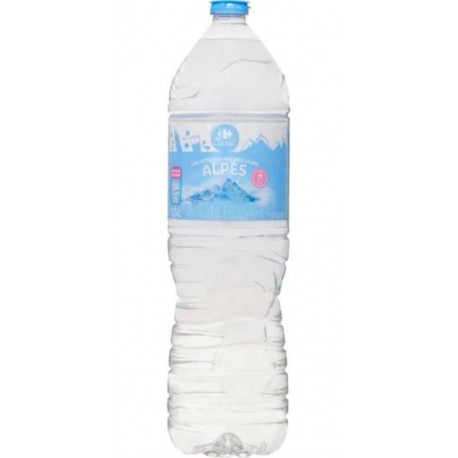 CARREFOUR CLASSIC Eau minérale naturelle des Alpes 1.5L