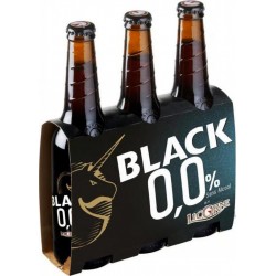 NC Bière sans alcool 0% vol. Black by Licorne 3x33cl