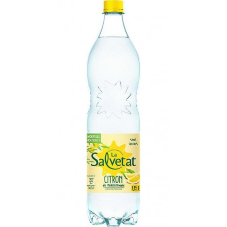 Salvetat Eau gazeuse citron 1,15L