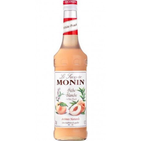 Monin Sirop pêche blanche 70cl