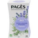 Pages Infusion Respiration Thym Lavande Romarin Bio x20 sachets