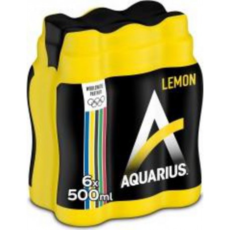 AQUARIUS LEMON CITRON PET 50CL 6-PACK (pack de 6)