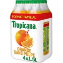 Tropicana Jus d’Orange Sans Pulpe 1.5L (pack de 4)