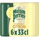 MAISON PERRIER FOREVER Boisson Gazeuse Aromatisée Citron (pack de 6 canettes de 33cL)