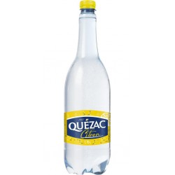 QUEZAC Eau minérale naturelle gazeuse citron 1,15L