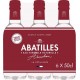 ABATILLES Eau minérale finement pétillante (pack de 6 bouteilles de 50cl)