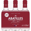 ABATILLES Eau minérale finement pétillante (pack de 6 bouteilles de 50cl)