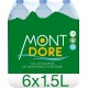 MONT DORE Eau de source (pack de 6 bouteilles de 1,5L)