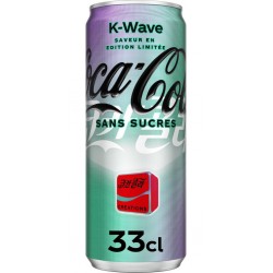 COCA COLA Soda Sans Sucres K-Wave COCA-COLA 33cL