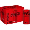 Coca-Cola Soda Sans Sucres ZERO 20cl (pack de 6 canettes)