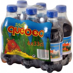 QUEBEC Soda au cola (pack de 6 bouteilles de 33cl)