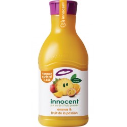 INNOCENT Jus de fruits ananas et fruit de la passion la bouteille d'1,35L