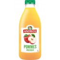 100 ANDROS Jus De Pomme Pressées 100% Pur Jus Sans Sucres Ajoutés ANDROS 1L