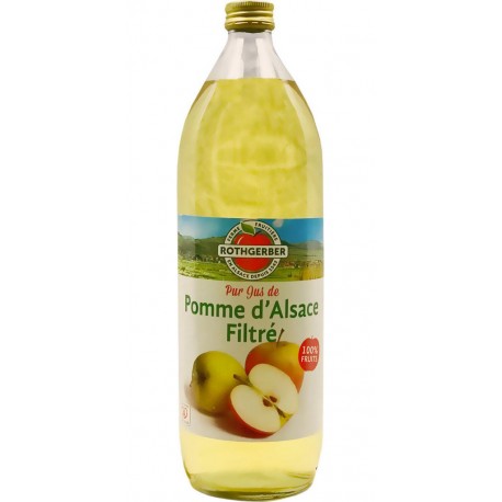 100 ROTHGERBER Jus de pomme 100% fruits ROTHGERBER ( 1 l)