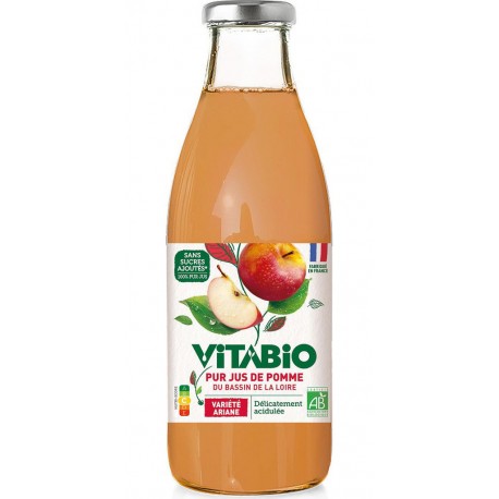 VITABIO Jus de pomme ariane bio 75cL