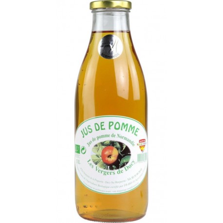 LES VERGERS DE DUCY Jus de pomme bio Normandie 1L