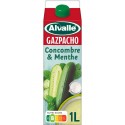 ALVALLE Gazpacho Concombre et Menthe la brique de 1L