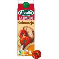 ALVALLE Gazpacho Salmorejo la brique de 1L