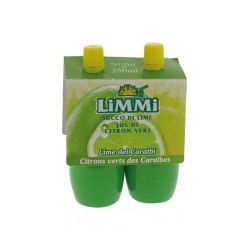 2 Jus De Citron Vert Pressé Limmi Flacons 15ml