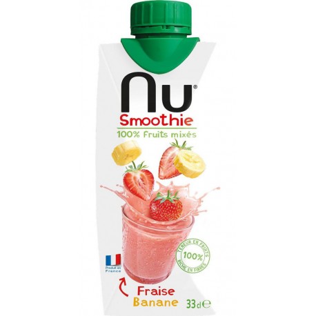 NU Smoothie Fraise Banane 33L